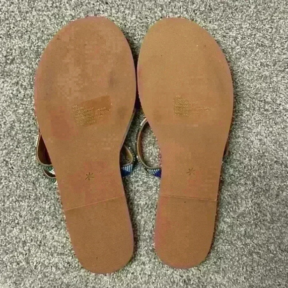 NWT Splendid Beaded Toe Loop Sandal Size 9 - Picture 3 of 6